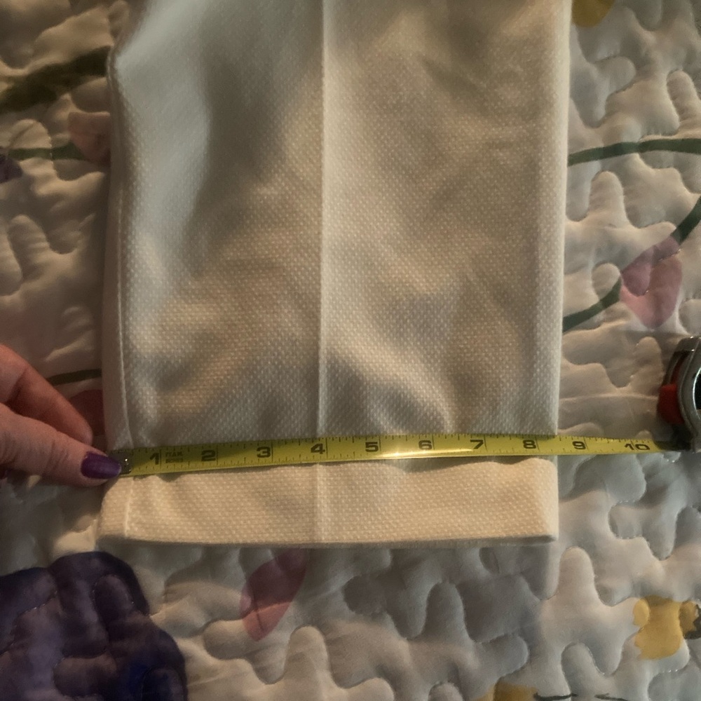 Talbots White Textured Pants - Picture 10 of 10